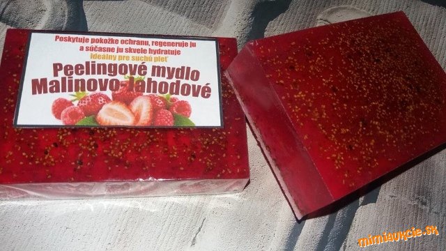 Jahodove mydlo DRAZI SA JEDEN KUS