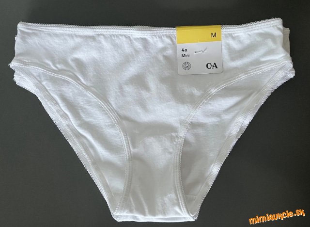C&A 4 ks bavlnené nohavičky vel.M