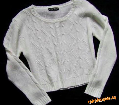 SELECT biely pulover vel.40/M
