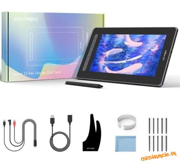 XP-PEN Artist 12 (2nd Gen) s X3 perom čierny PC 270€