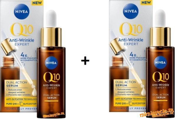 NIVEA Q10 Anti-Wrinkle Expert, 30 ml, PC 18,99 € 1 + 1 ZADARMO