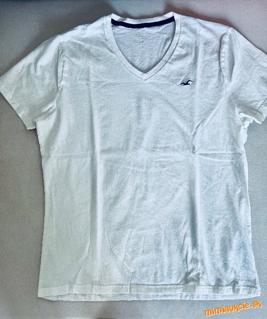 HOLLISTER pánske biele tričko vel.XL