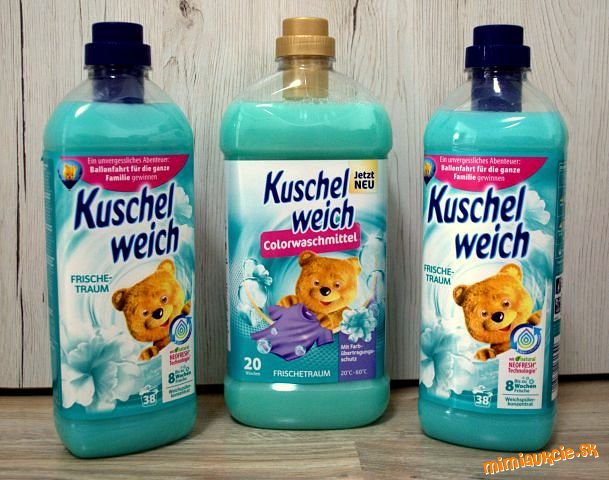 *** Kuschelweich Čerstvý sen - prací prášok + 2x aviváž ***