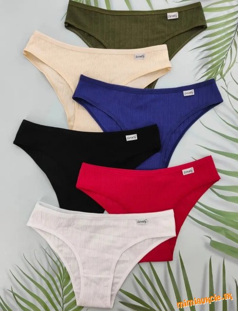 *** 6x nohavičky v.  M *** 95% bavlna+ 5% spandex***