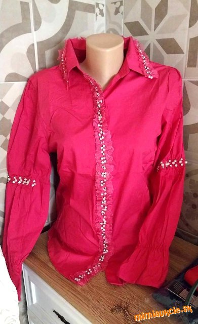 ♥***♥ Krááásná FUCHSIA košeľa ♥***♥