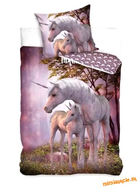 Postelne obliecky s motivom JEDNOROZCA !!! Nove !!! VASA CENA