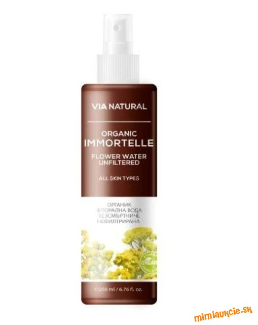 Organická slamienková pleťová voda Via natural 200ml