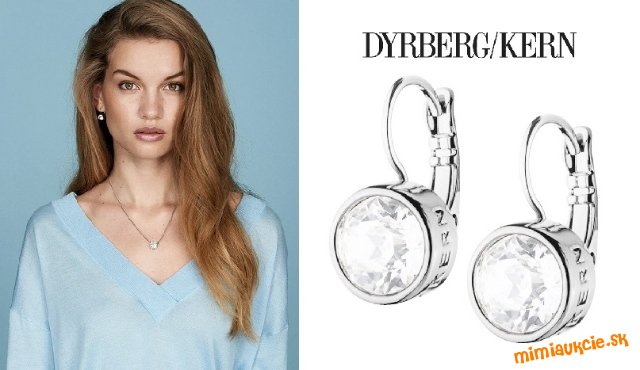 Nausnice luxusnej znacky DYRBERG KERN so Swarovskeho krystalmi !!! PC 58,95 EUR !!! POSLEDNE KUSY