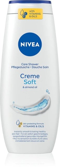 NIVEA Creme Soft krémový sprchový gél 250 ML DRAZITE 2 KS