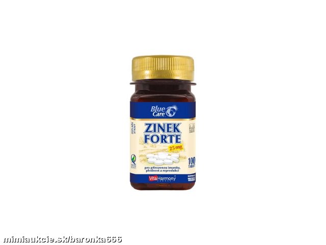 ***Zinok Forte 25 mg (100 tbl.) *** -nielen na zvýšenie imunity...- vystačí na 100 dní užívania..
