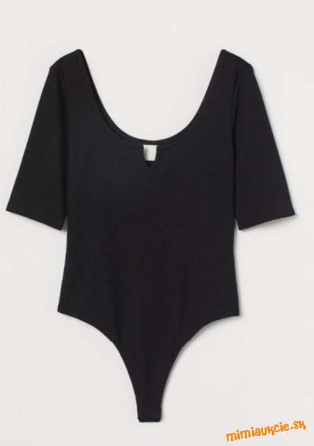 Rebrovane body - drazi sa v capucino farbe - H&M - v predajni 9,99eur