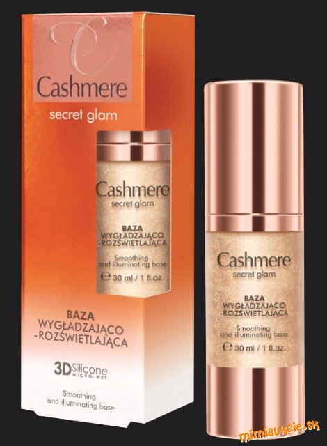 Cashmere Secret Glam… vyhladzujúca a rozjasňujúca báza, 30 ml