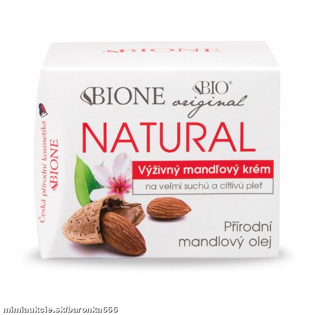 *** BC BIO Mandľa NATURAL Výživný pleťový krém BIO 45% 51ml ***