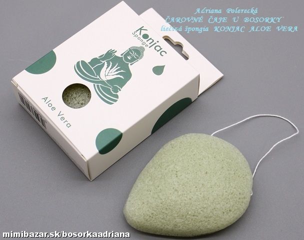 Morská huba Konjac ALOE VERA netradičný darček :-D k vhodne zvolenej kozmetike!opäť v ponuke :-D