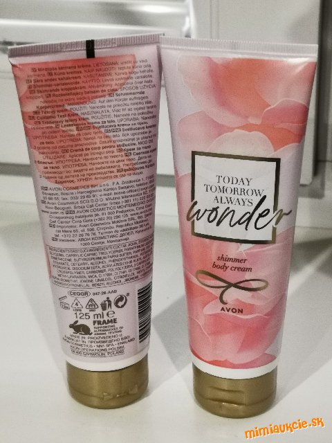 2x telové mlieko Avon TTA Wonder