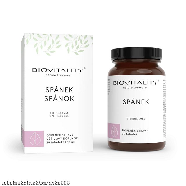 ***Spánok - kapsuly- bylinný komplex na navodenie pokojného a plnohodnotného spánku***