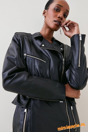 KAREN MILLEN - Nový Luxusný Kožák (PC 662 €)