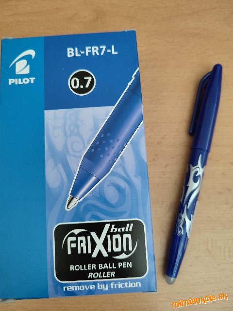 Nové perá pilot 0.7 Gumavatelľné 12 ks...