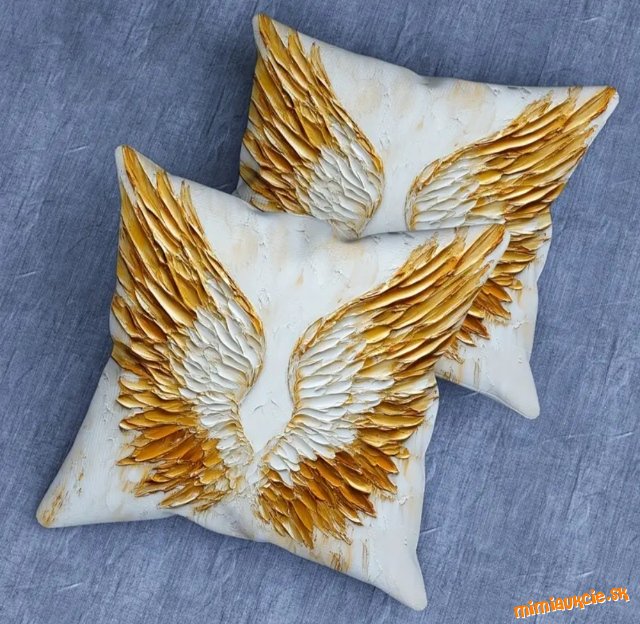 *** 2x obliečka na vankúš 45x45cm*** anjelské kridla *** POSLEDNÉ ***