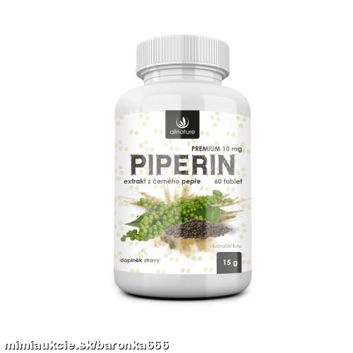 *** Allnature Piperín 60 tbl. ***- antioxidant, urýchlovač chudnutia, na  lepšie  trávenie....
