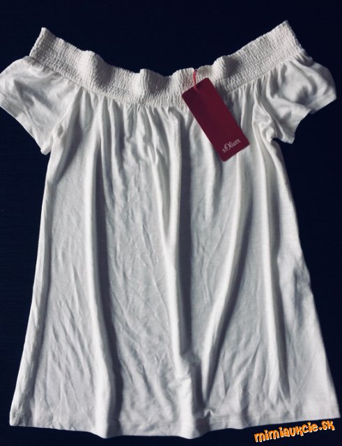 S.OLIVER blúzkové tričko carmen vel.S.....PC:24,99€....