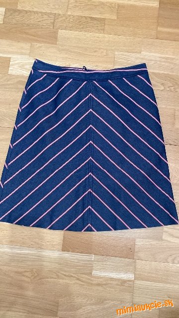 pruhovaná riflová sukna H&M