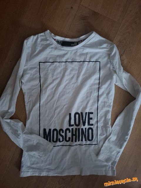 MOSCHINO originál tričko bavlna S-M