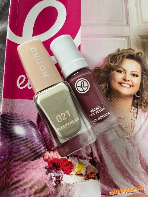 Dva nove laky notino a yves rocher