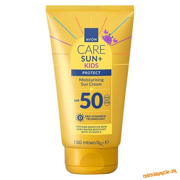 Detský opaľovací krém s OF 50 nové balenie BC 12,99€