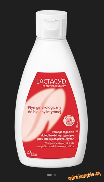 LACTACYD-PROTIPLESŇOVY gynekologický fluid na intímnu hygienu s výťaž.z nechtíka-200ml-PRI MYKÓZACH