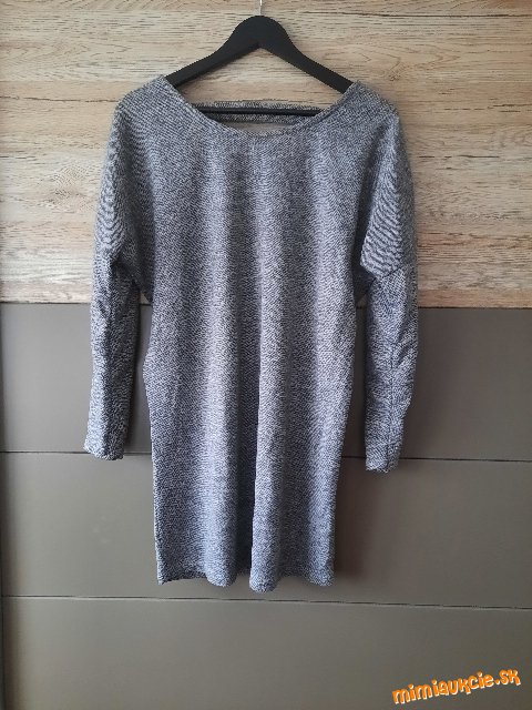 Šedá oversize tunika