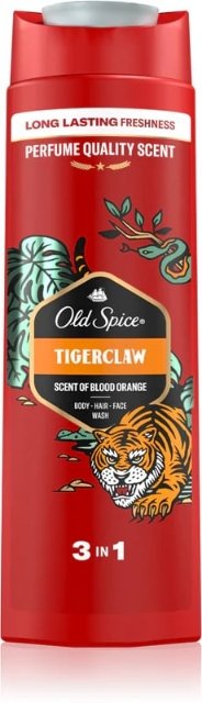 Old Spice Tigerclaw sprchový gél na tvár, telo a vlasy pre mužov 400 ML DRAZITE 2 KS