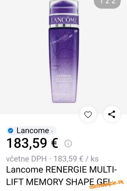 LANCOME Rénergie Multi-Lift Memory Shape Gel-In-Lotion ....PC cc 180€