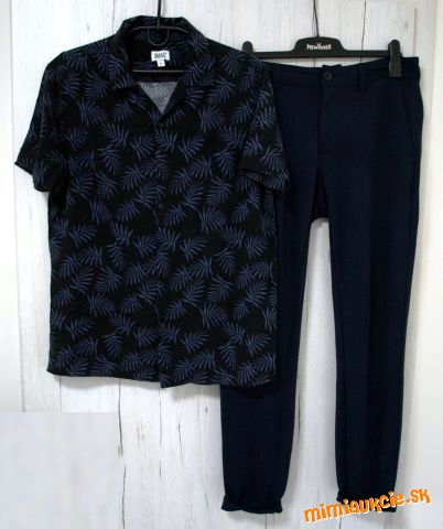 *** Perfektné pánske nohavice ZARA + košeľa s letným motívom ........VÝBORNÝ stav ***