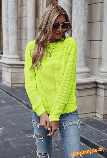 Urban Classics - Nový Lime Neon Svetrík  (PC 50 €) S,M