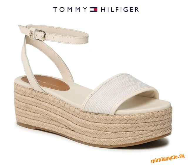 Pohodlne damske sandale TOMMY HILFIGER !!! Nove s krabicou !!! POVODNA CENA 124 EUR