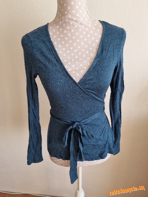 Zavinovací top Massimo Dutti S