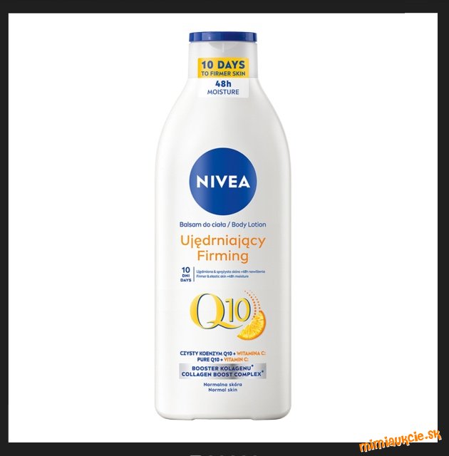 NIVEA Q10… telový balzam zvyšujúce elasticitu pokožky…400 ml