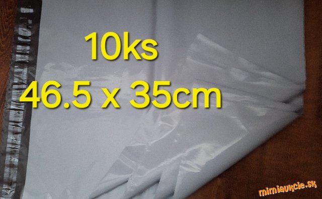 *** 10ks pevné plastové, vodoodolné obálky*** veľké*** 46.5x35cm***POSLEDNÉ ***