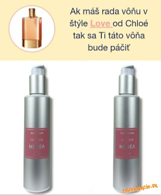 ISSORIA NEDEA  parfumovaný telový balzam+ sprchový gél