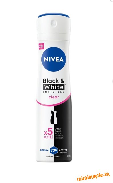 NIVEA BLACK & WHITE INVISIBLE CLEAR Drazite 2 ks