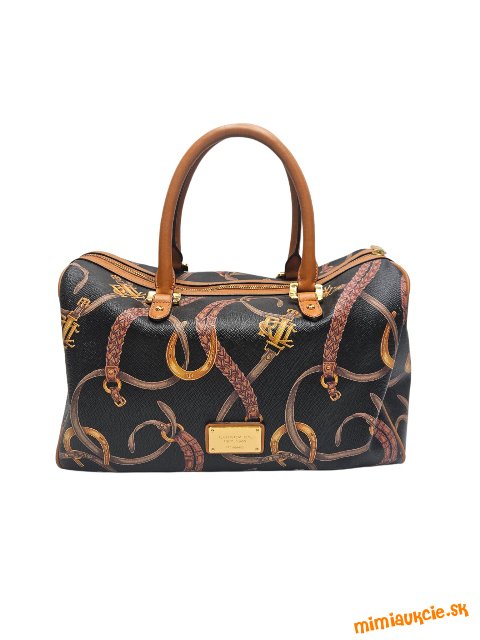 Dámska Kabelka Lauren by Ralph Lauren Caldwell Beltin Barrel Satchel ..Original