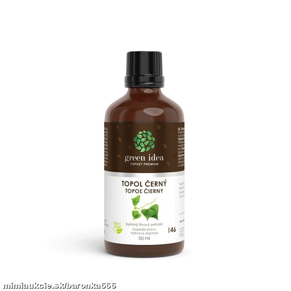 ***Topoľ čierny tinktúra -50 ml -  kvapky -účinné nielen  na obličky a močový mechúr ***