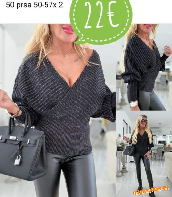 KOMPLET SEXI SVETRIK +KOZENE LEGINY.....VELK..40......