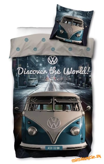 Kvalitne postelne obliecky - VW BULLI !!! Nove !!! SUPER CENA