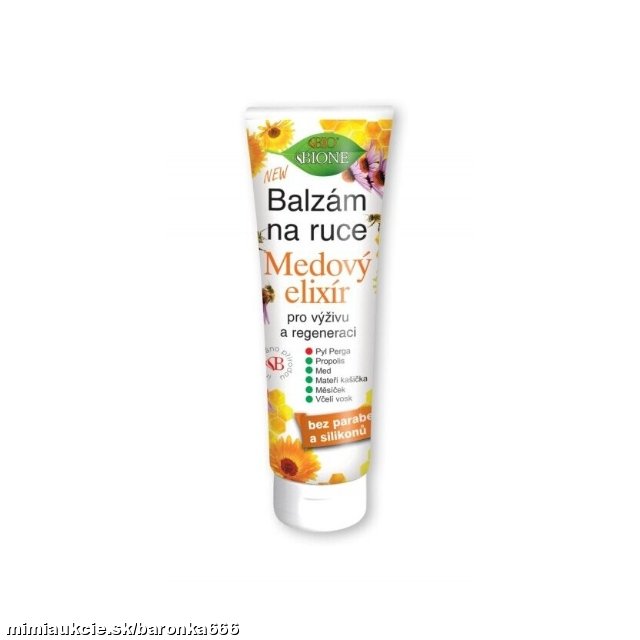 ***  BC BIO Medový elixír Balzam na ruky 205 ml *** - &#34;absolútna NOVINKA &#34;