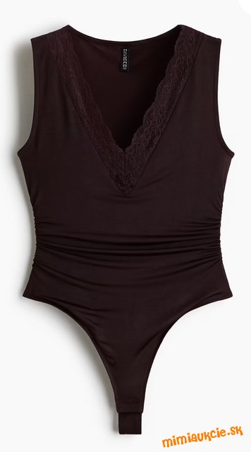 Body s cipkovym lemom - novinka H&M - v predajni 13,99eur