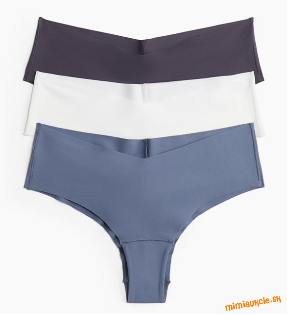 3 pack neviditelnych nohaviciek - H&M - v predajni 14,99eur