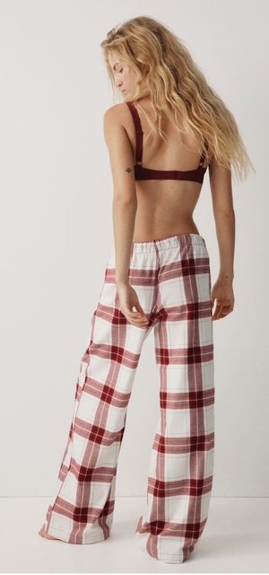 Flanelove pyzamove nohavice - novinka H&M - v predajni 19,99eur