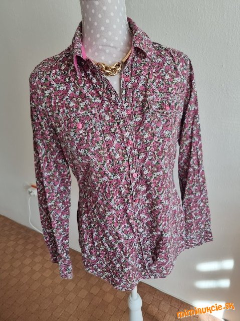 kvetovaná košeľová blúzka veľ. M